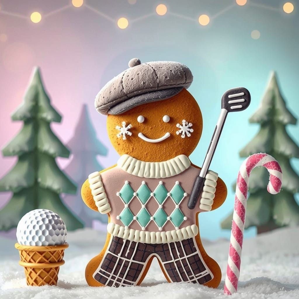 Ginger Golfer in Nostalgic Americana