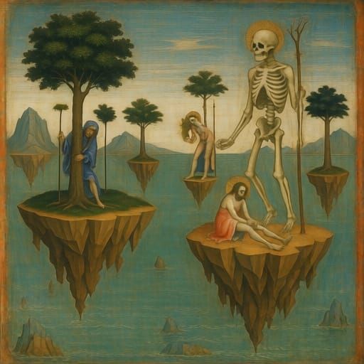 Life and Death on a Floating Island Landscape