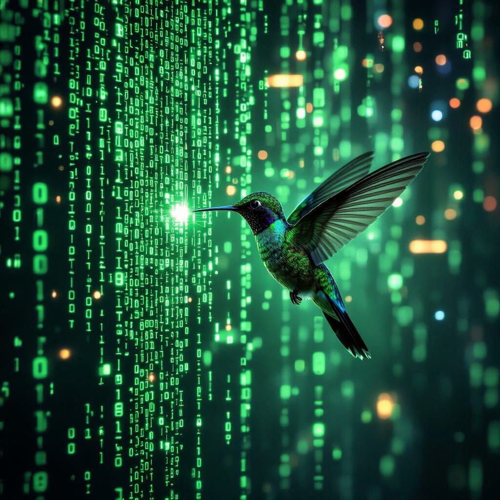 Hummingbird Enters Digital Matrix Cascade