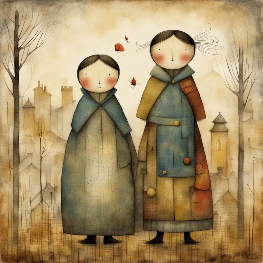 Inspirational Illustrations of Whimsical Scenes in Vibrant C...