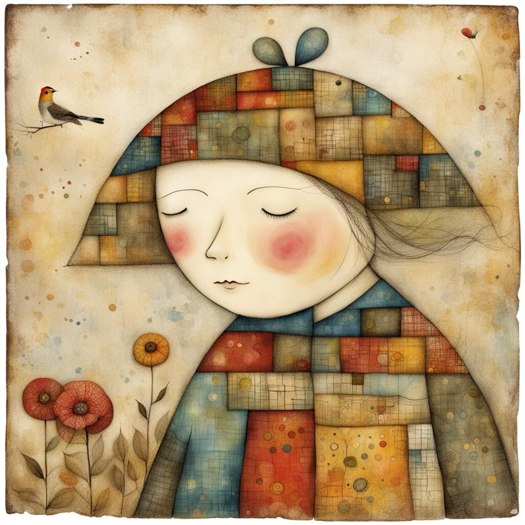 Whimsical Children's Illustration in Watercolor Style