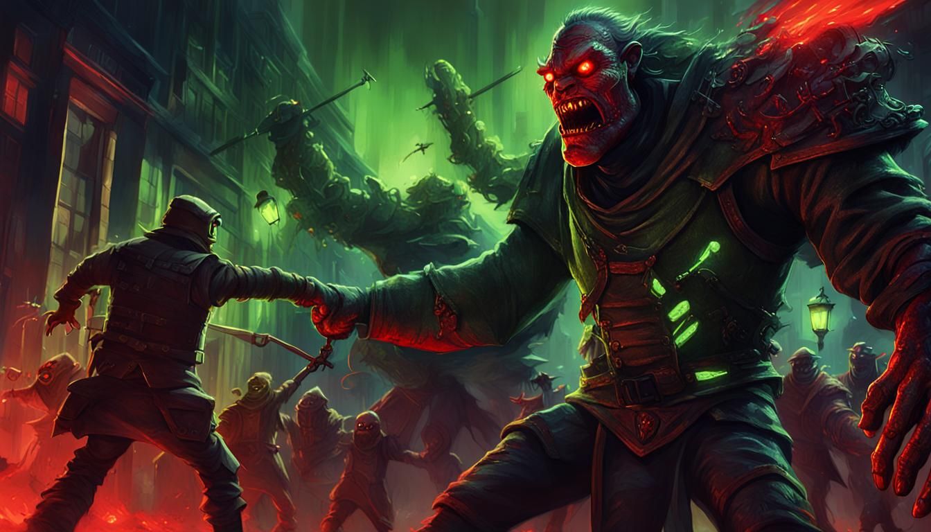 Dark Fantasy Battle: Puppet vs. Corrupted Parade Police