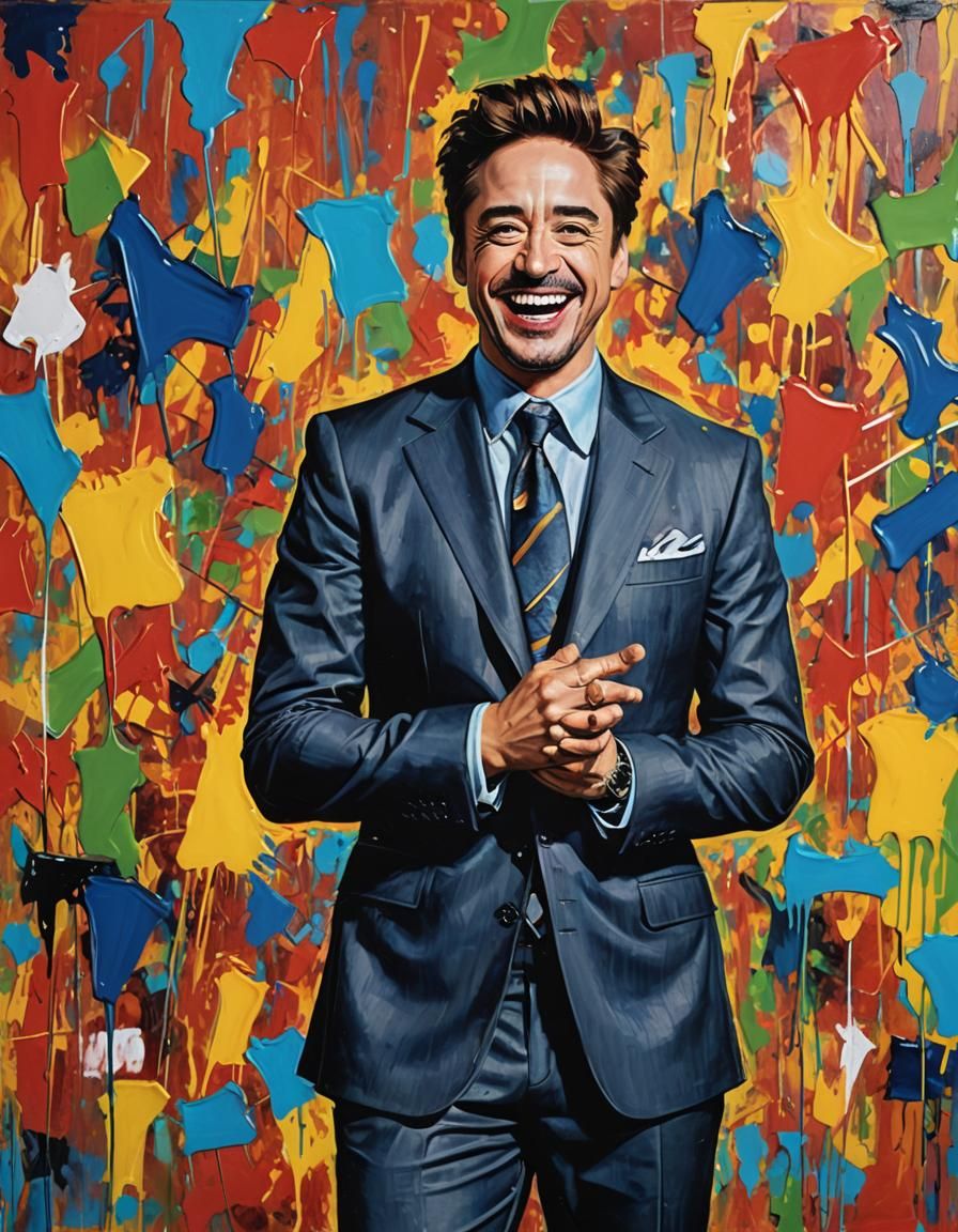 Young Man in Suit, Oil Painting Portrait