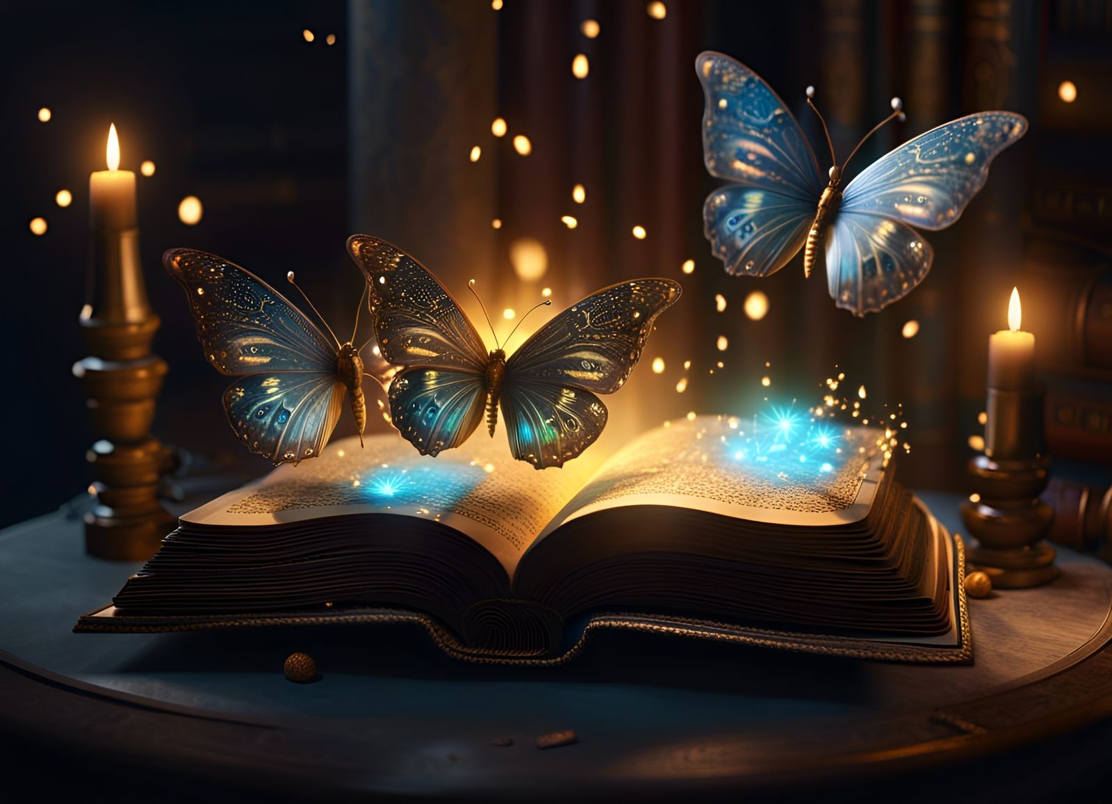 Magical Butterflies Emerge from Ancient Book
