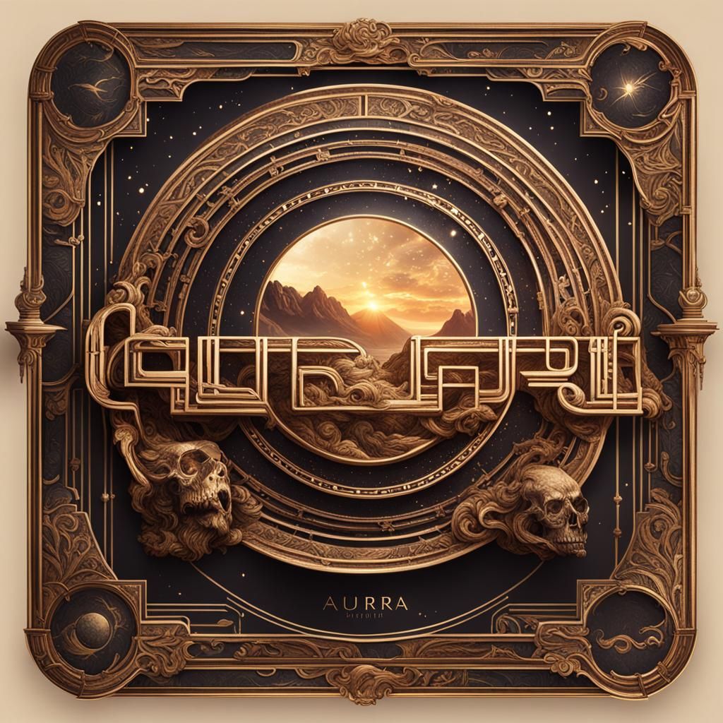 Cosmétique Aurra Logo: Epic Digital Matte Painting