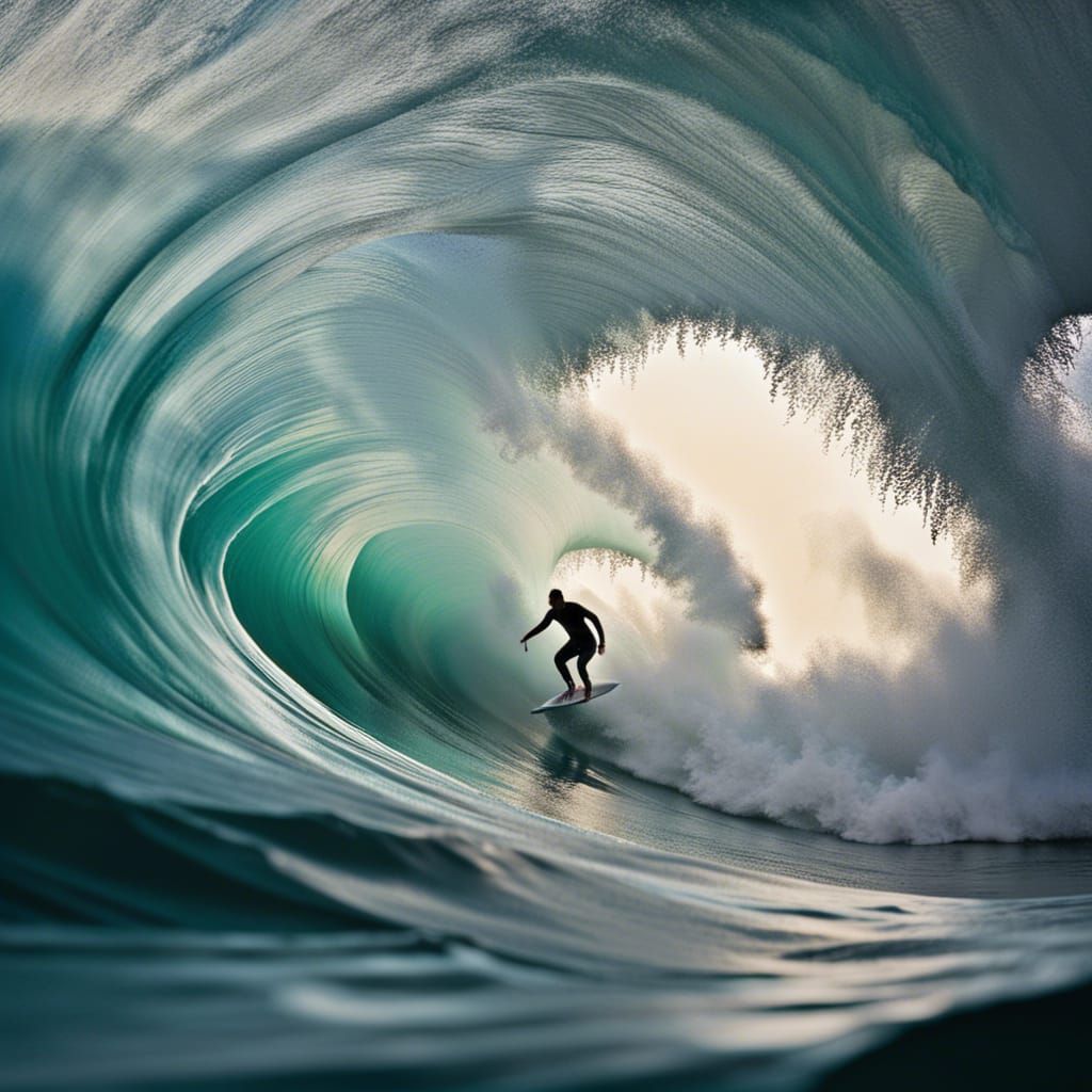 Surfer's Dance: Riding the Perfect Wave