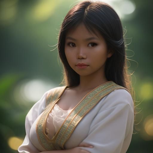 Stunning Portrait of a Filipino Woman