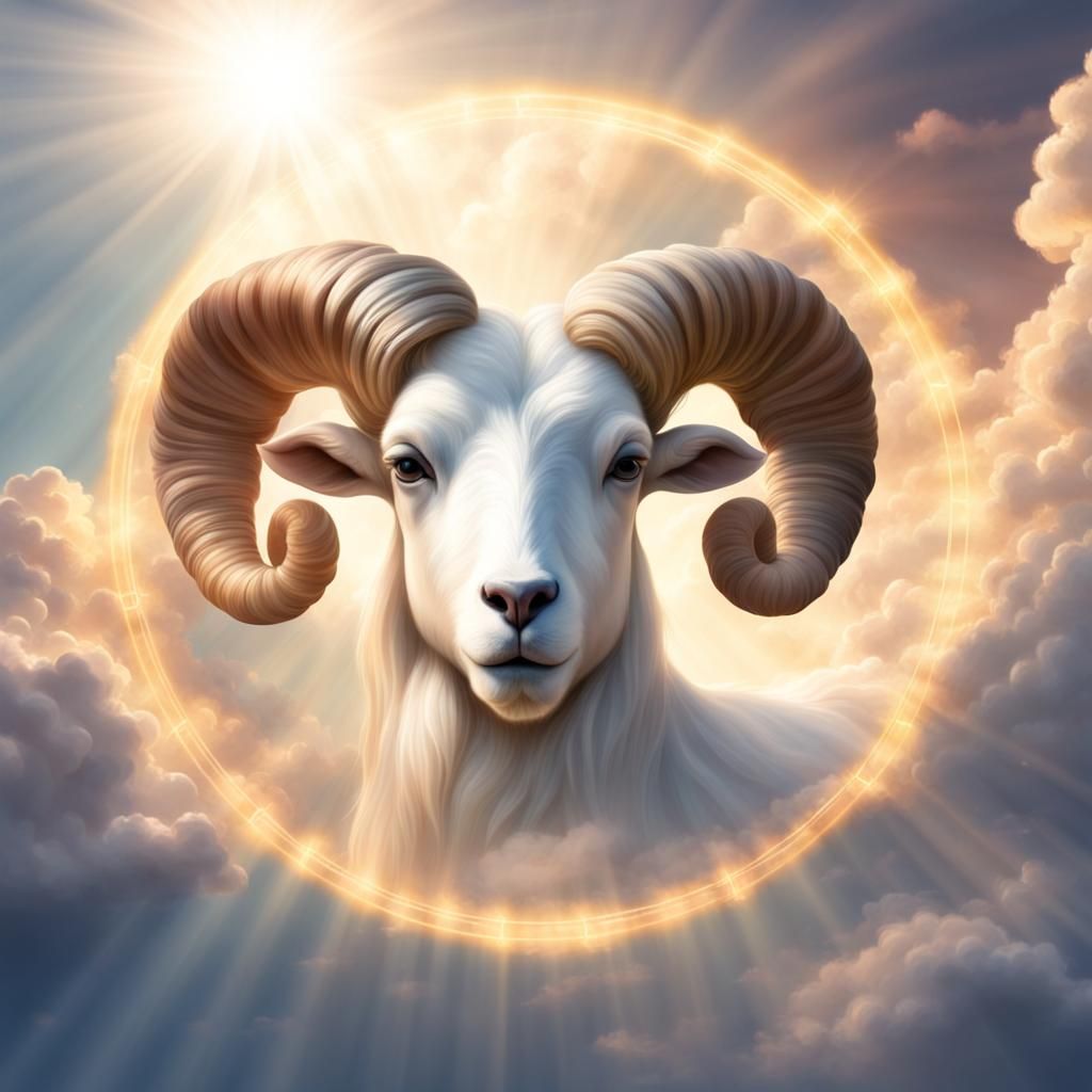 Aries Zodiac Sign in Divine Light