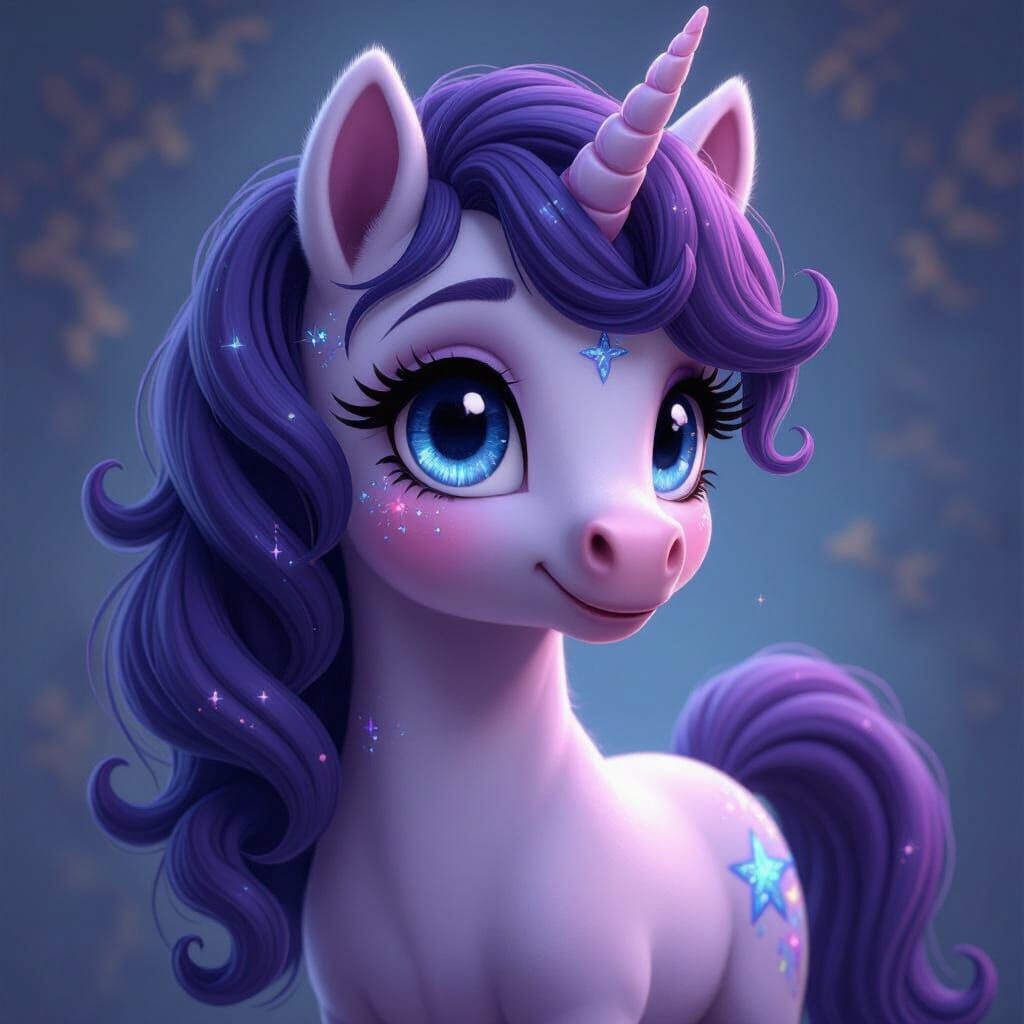 Fantasy Pegasus with Star Cutie Mark