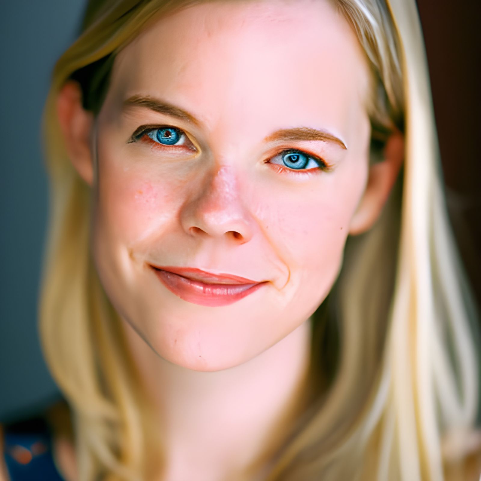 Professional Portrait of a Beautiful Blonde Woman