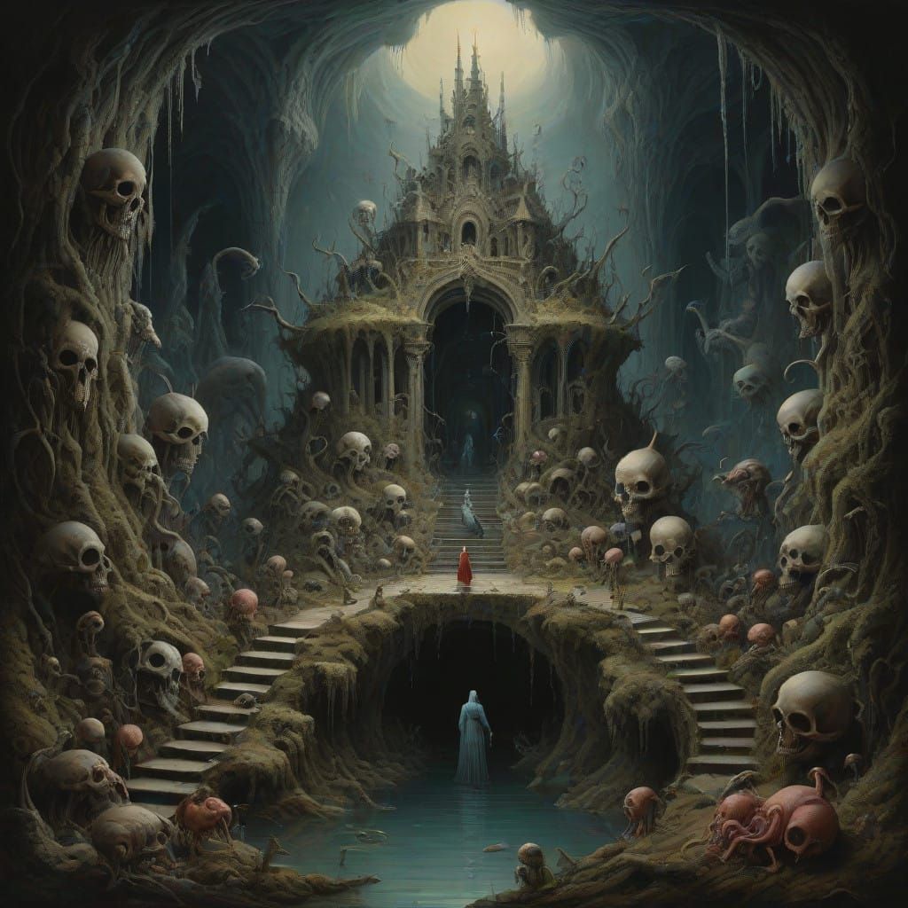 Hieronymus Bosch-Inspired Hellscapes of Grotesque Beauty