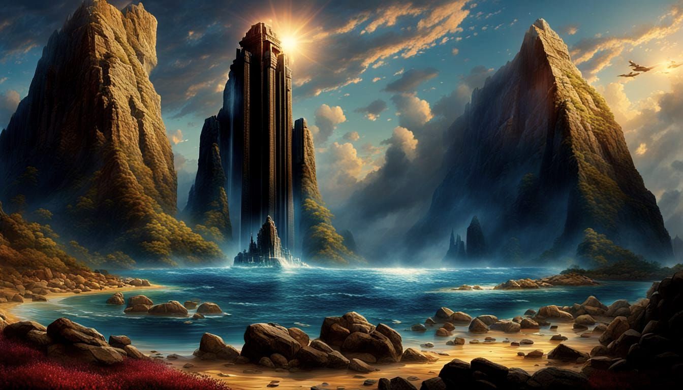 Atlantis Golden Age: Giant Stargate Monolith