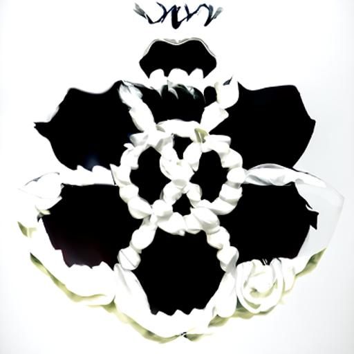 Elegant White Rose in Full Bloom