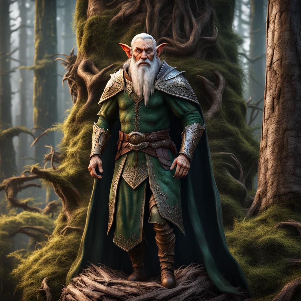 Hyperrealistic Elves in Enamel Colored Wood