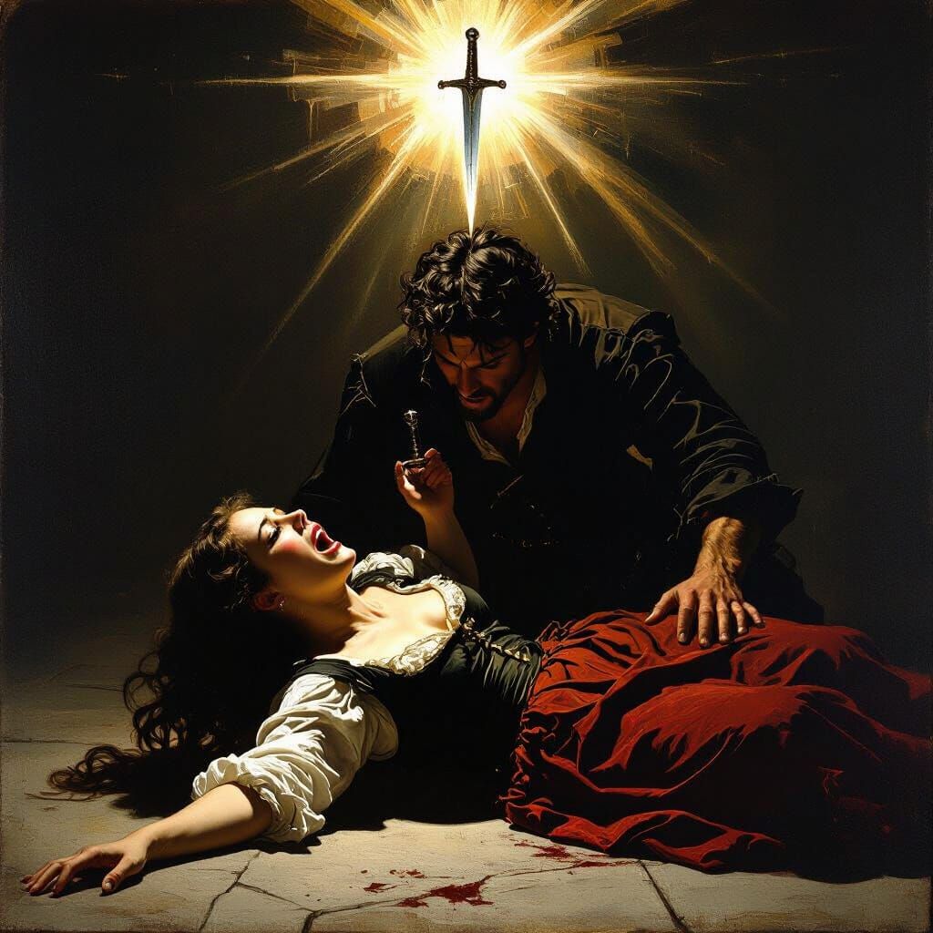 Woman Defends Herself With Dagger Against Attacker