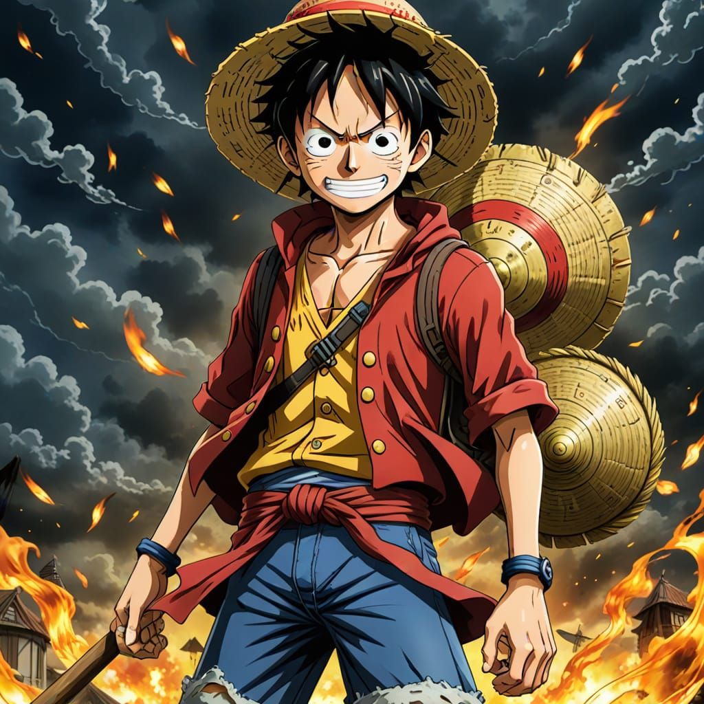 Monkey D. Luffy in Action
