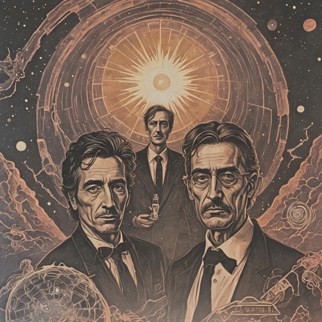 Psychedelic Cyberpunk Dreamscape: A Digital Art Collage