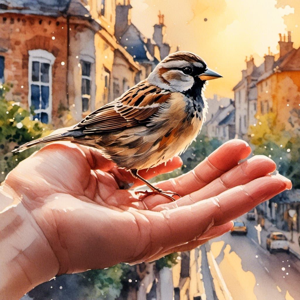 The sparrow in your hand is better than the pigeon on the ro...