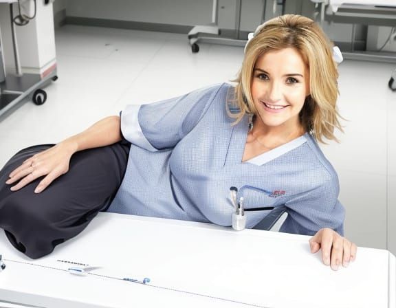 Surgical Prep: Nude Patient on Operating Table