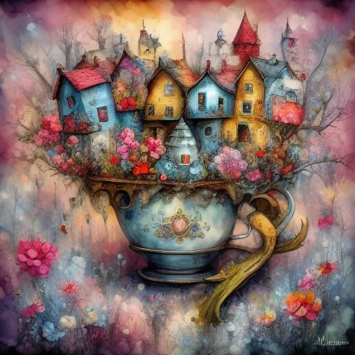 Cartooncore Interstellar Mechs in Digital Art Style