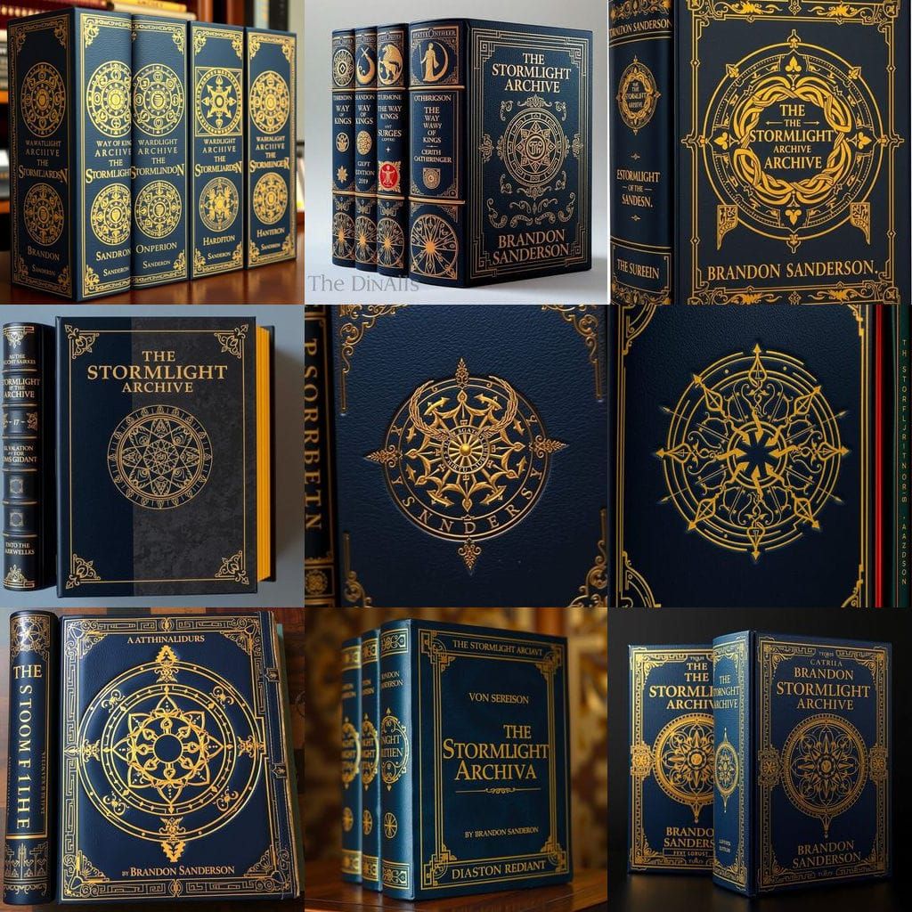 Luxurious Leatherbound Stormlight Archive Collector's Editio...