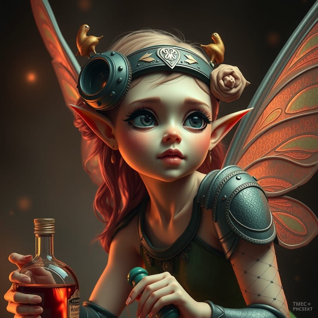 Irish Fairy with Rosy Cheeks