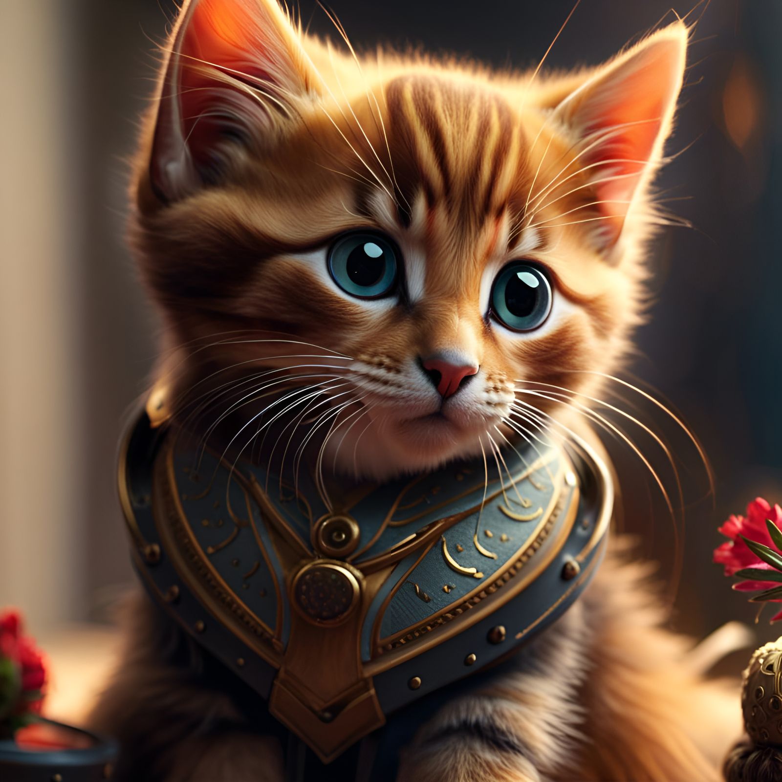 Pixar Kittens Demonstrate Teamwork in Fantasy Poster Art
