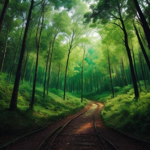 Lush Forest Landscape with Amazing Scenery