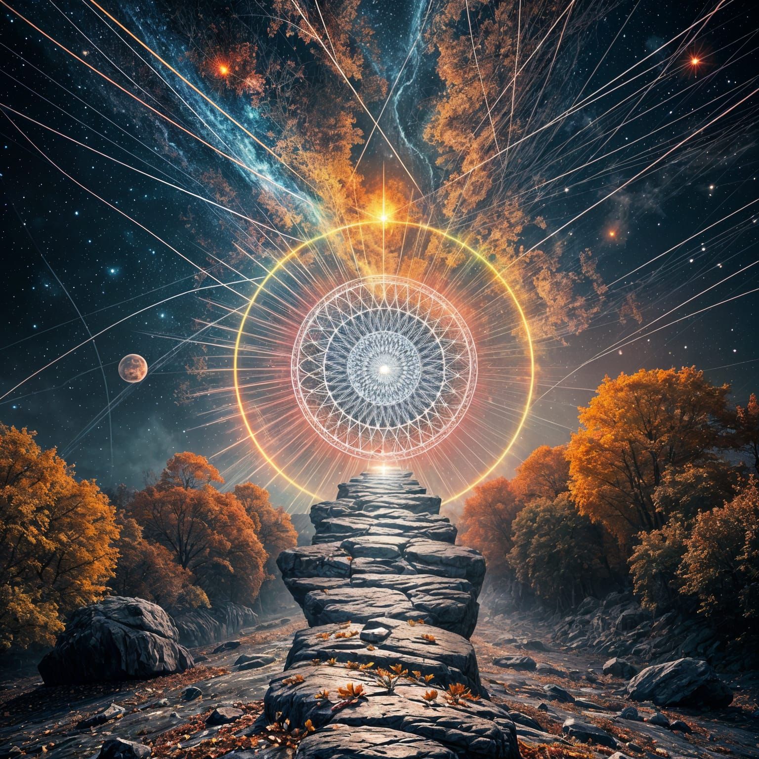 Magnetic Vision: Neon Autumnal Equilibrium