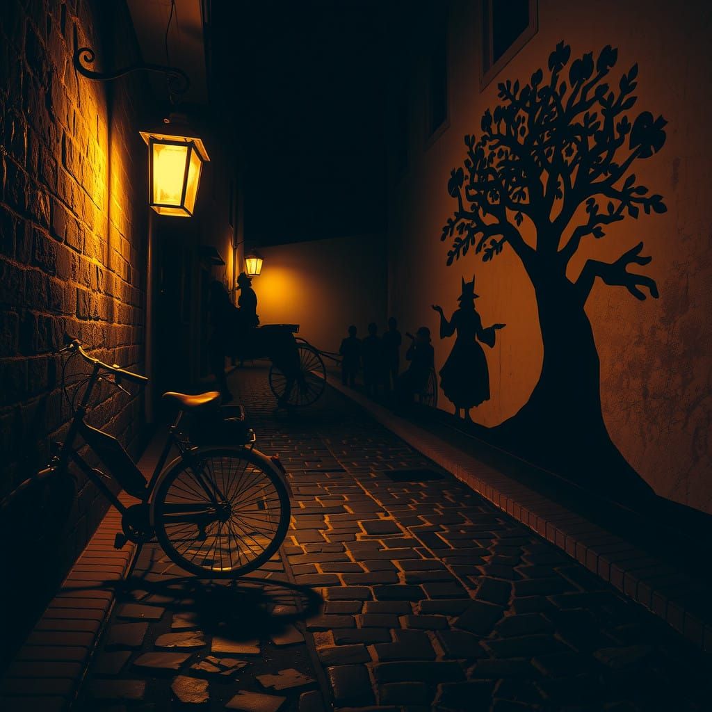 Gothic Shadows Dance in Twilight