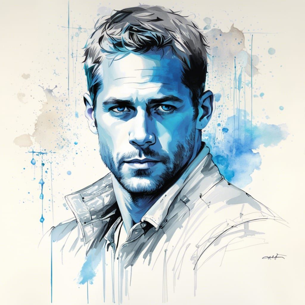 Portrait of an Actor Inspired by Fantasy Art