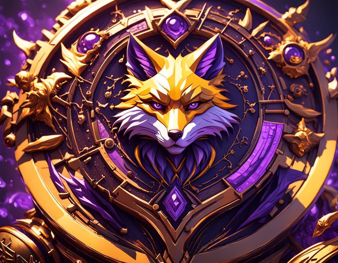 Crimson KrimsonTheFox Twitch TV in Dark Fantasy Style