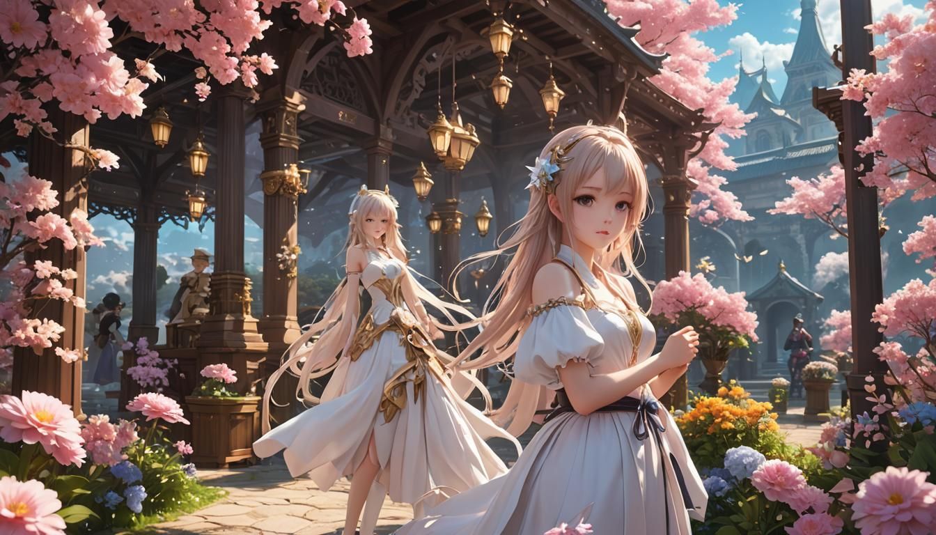 Dreamland: Detailed 3D Anime Concept Art