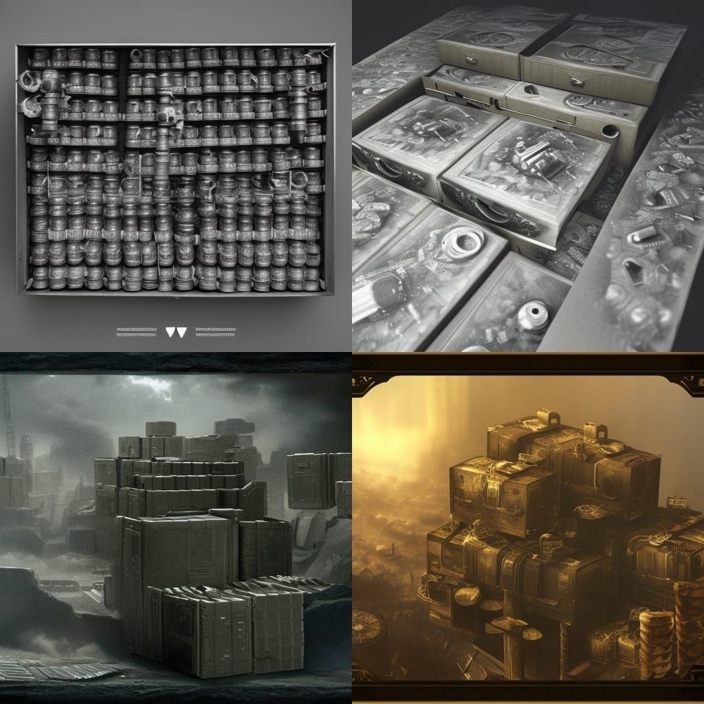 Sci-Fi Grenade Box: Digital Matte Painting