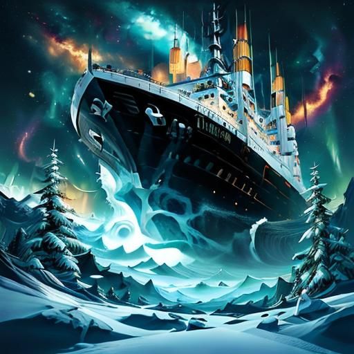 Light Cosmic Aurora Inspired by Star Trek