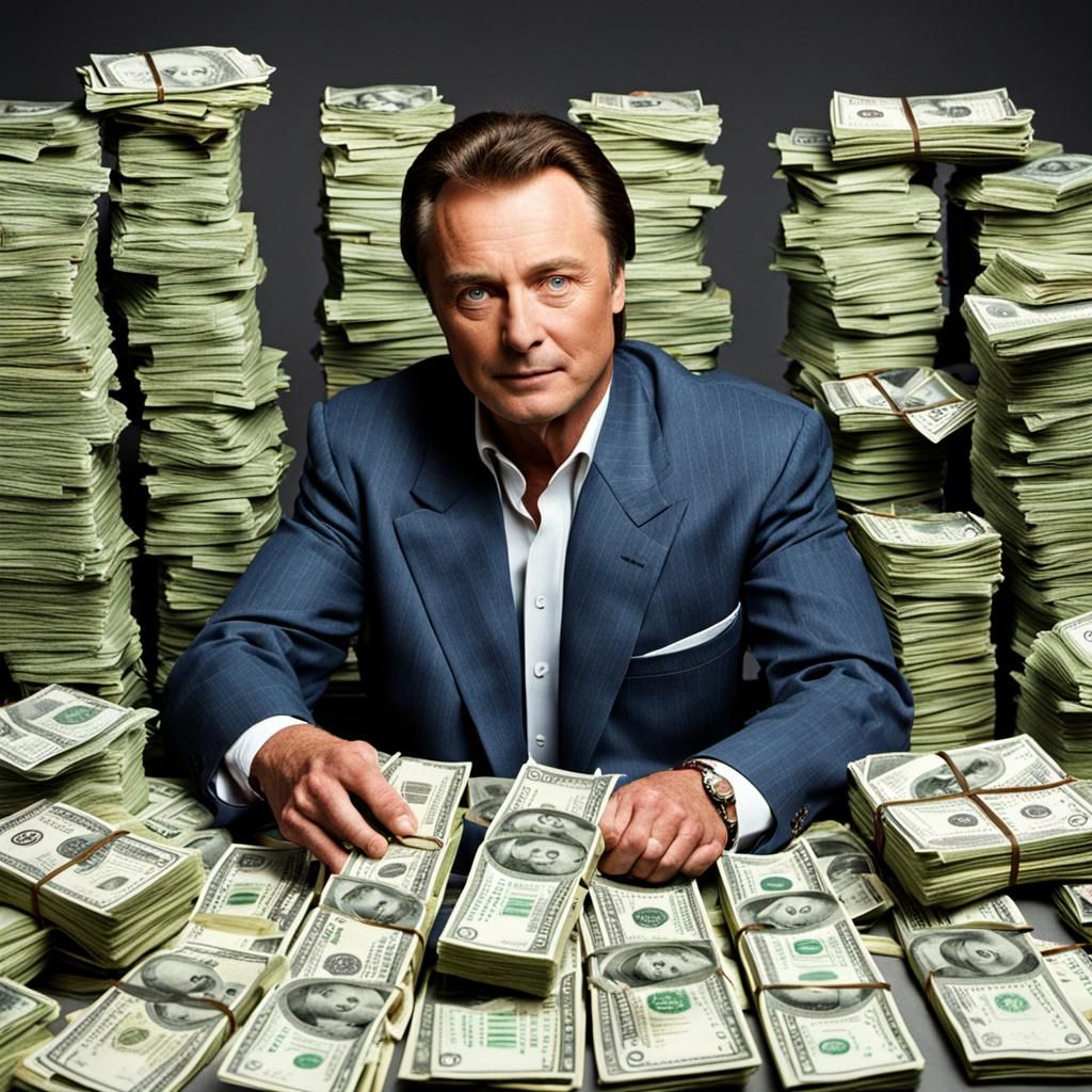 Ivan Bosky Holding Money: 1980s Financial Scene