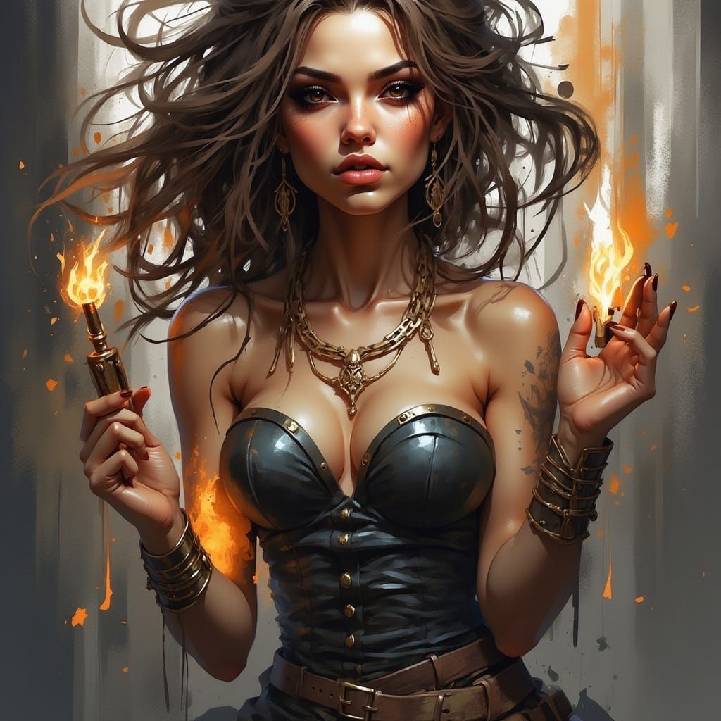 Feminine Power Manifests Chaotic Beauty