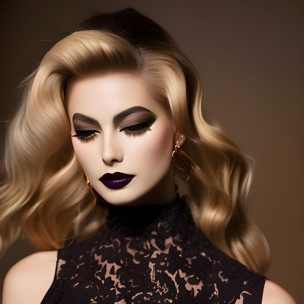 Blooming Purple Lilies in Vivid Color