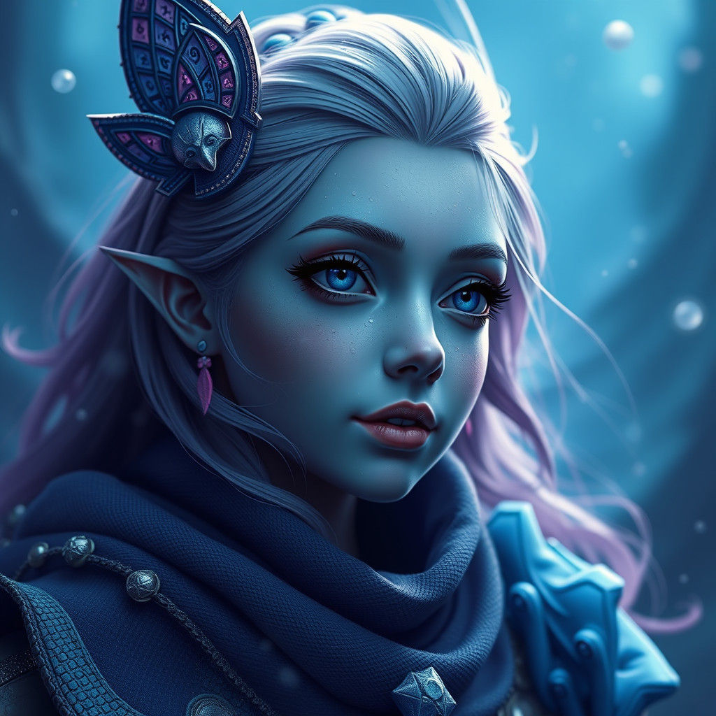 Detailed Matte Painting of a Blue-Footed Booby