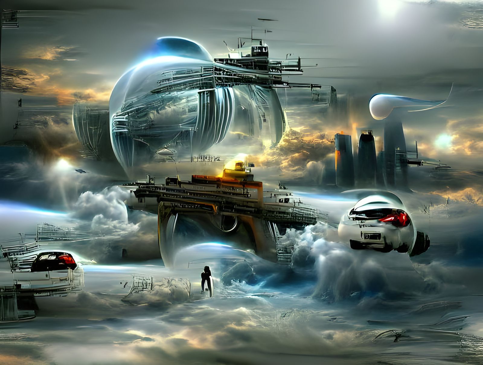 Realistic HD Science Fiction Art