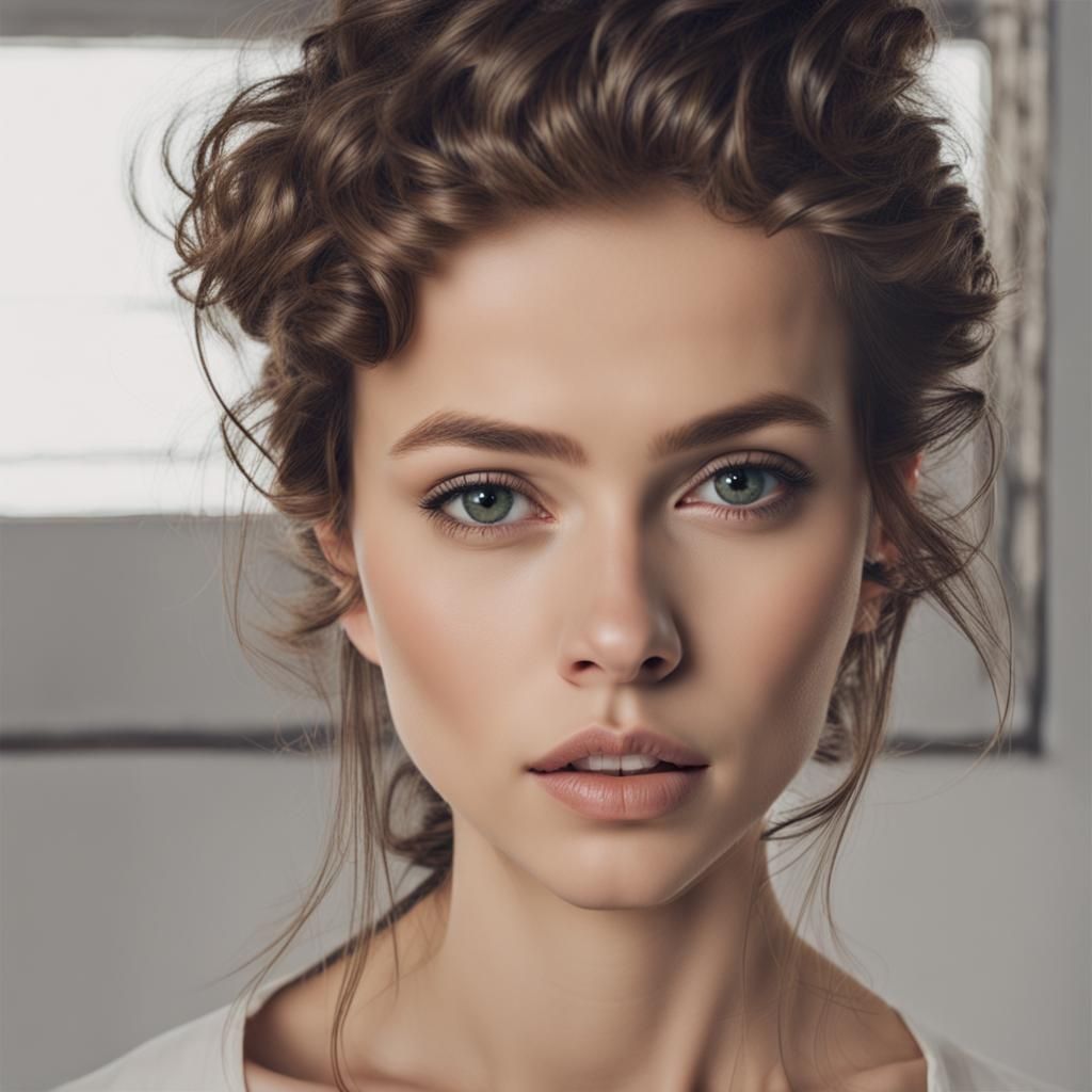 AI Interpretation of The Perfect Woman's Face