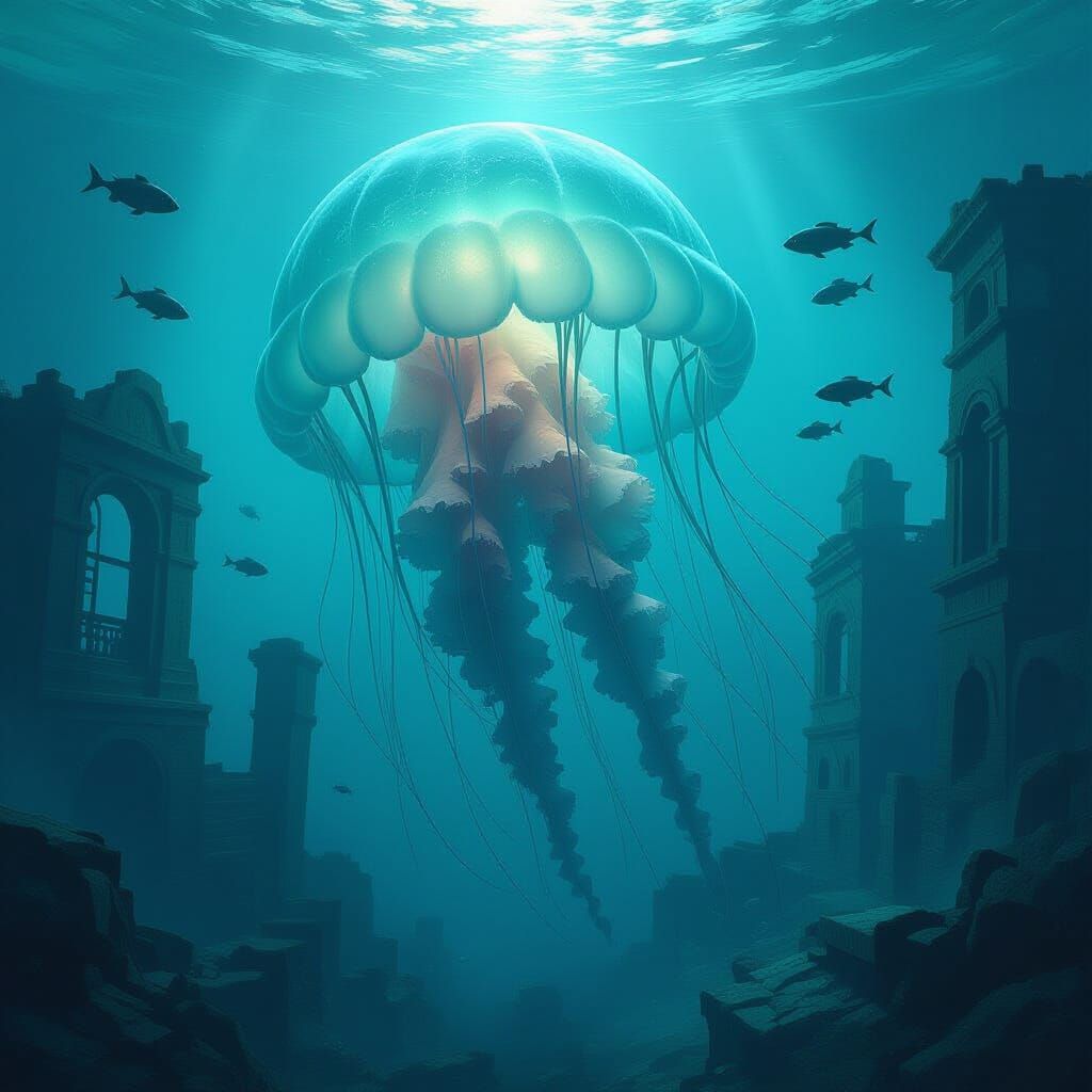 Ancient Jellyfish Illuminates Sunken City Ruins