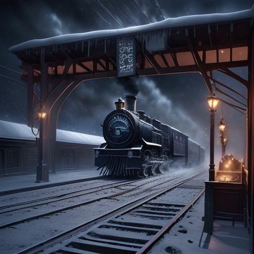 The Polar Express: Epic Cinematic Digital Painting