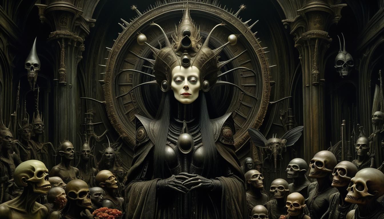 Surreal Monster in Post-Apocalyptic Wonderland