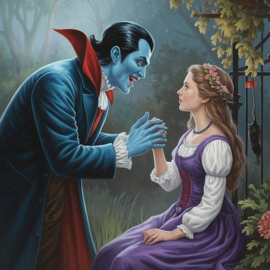 Vampire Assists Lost Maiden in Acts of Kindness