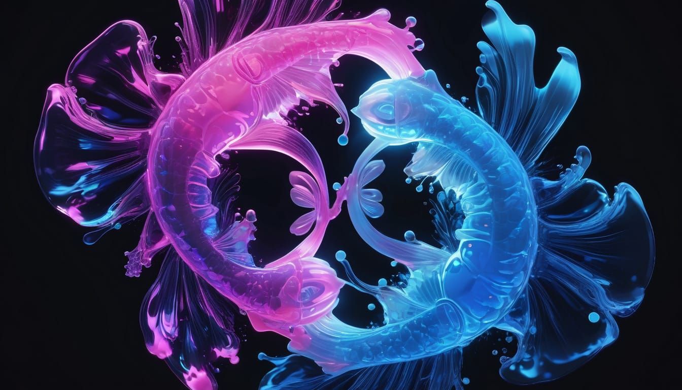 Pisces with Elysia marginata