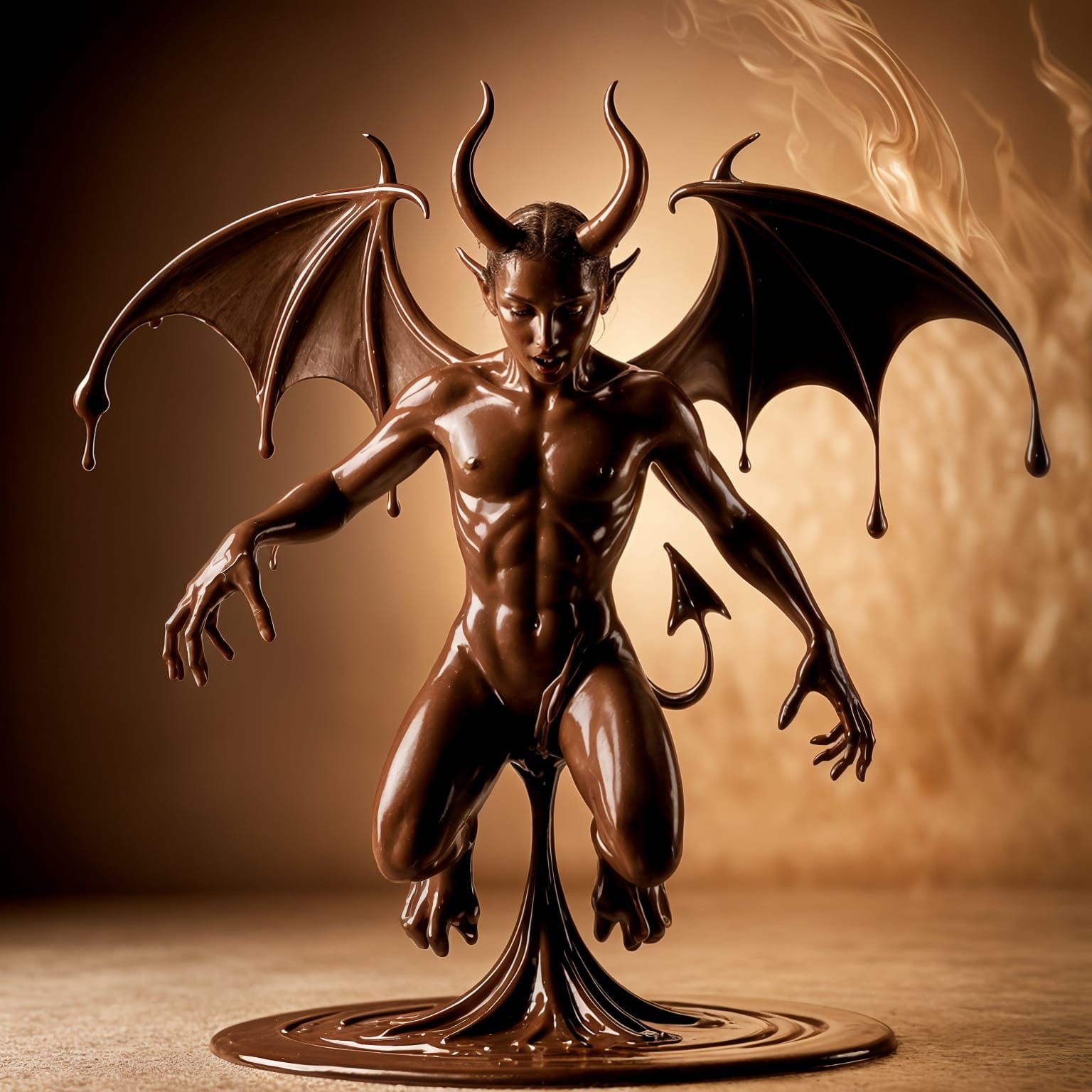 Chocolate Demon Frozen in Time