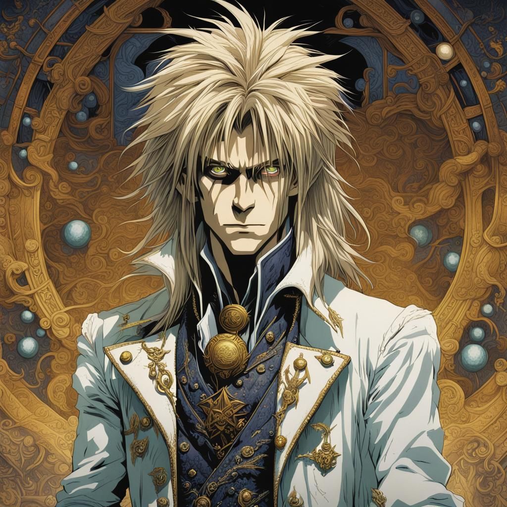 Jareth the Goblin King in Studio Ghibli Style