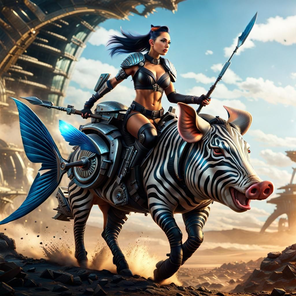 Bio-Mechanopunk Warrior