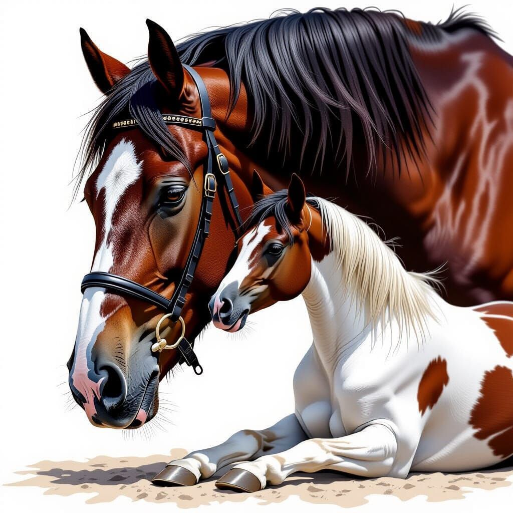 Pinto Paso fino horse